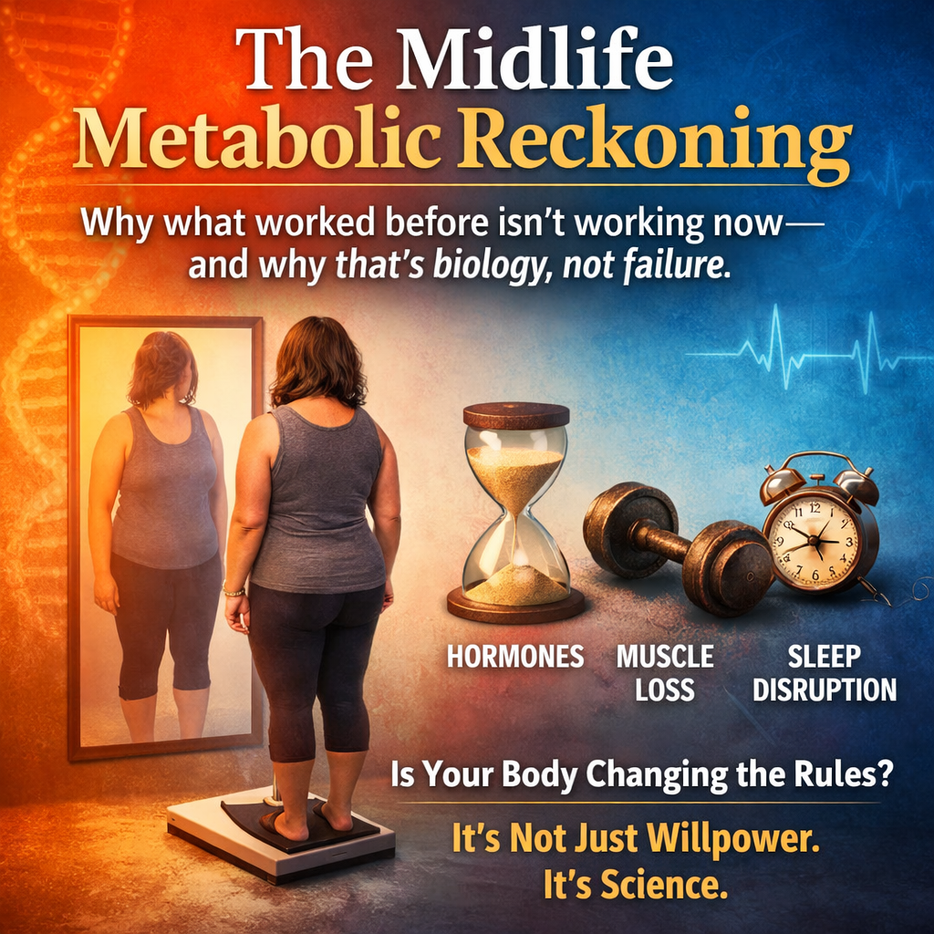 Midlife Weight Gain After 40: Why What Worked Before Isn’t Working Now A Physician’s Guide to Medical Weight Loss for Women Over 40