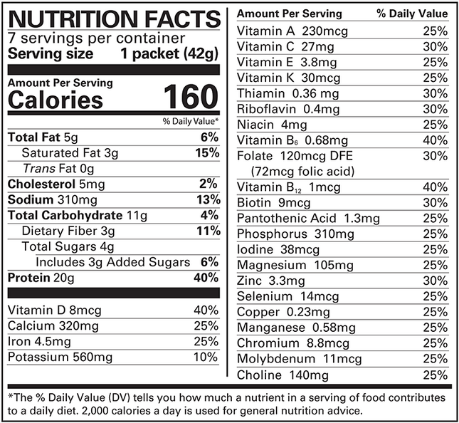 Numetra Chocolate Pudding & Shake