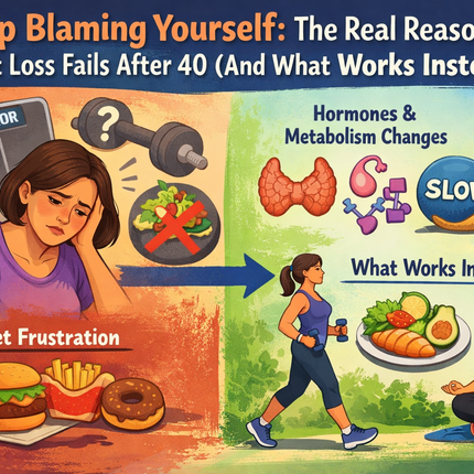 Stop Blaming Yourself: The Real Reason Weight Loss Fails After 40 (And What Works Instead